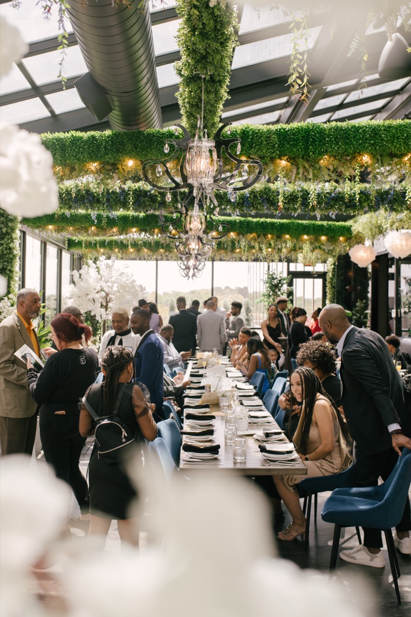 Elegant indoor gala event